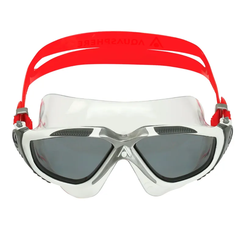 Aqua Sphere Vista Dark Lens in White / Grey / Red